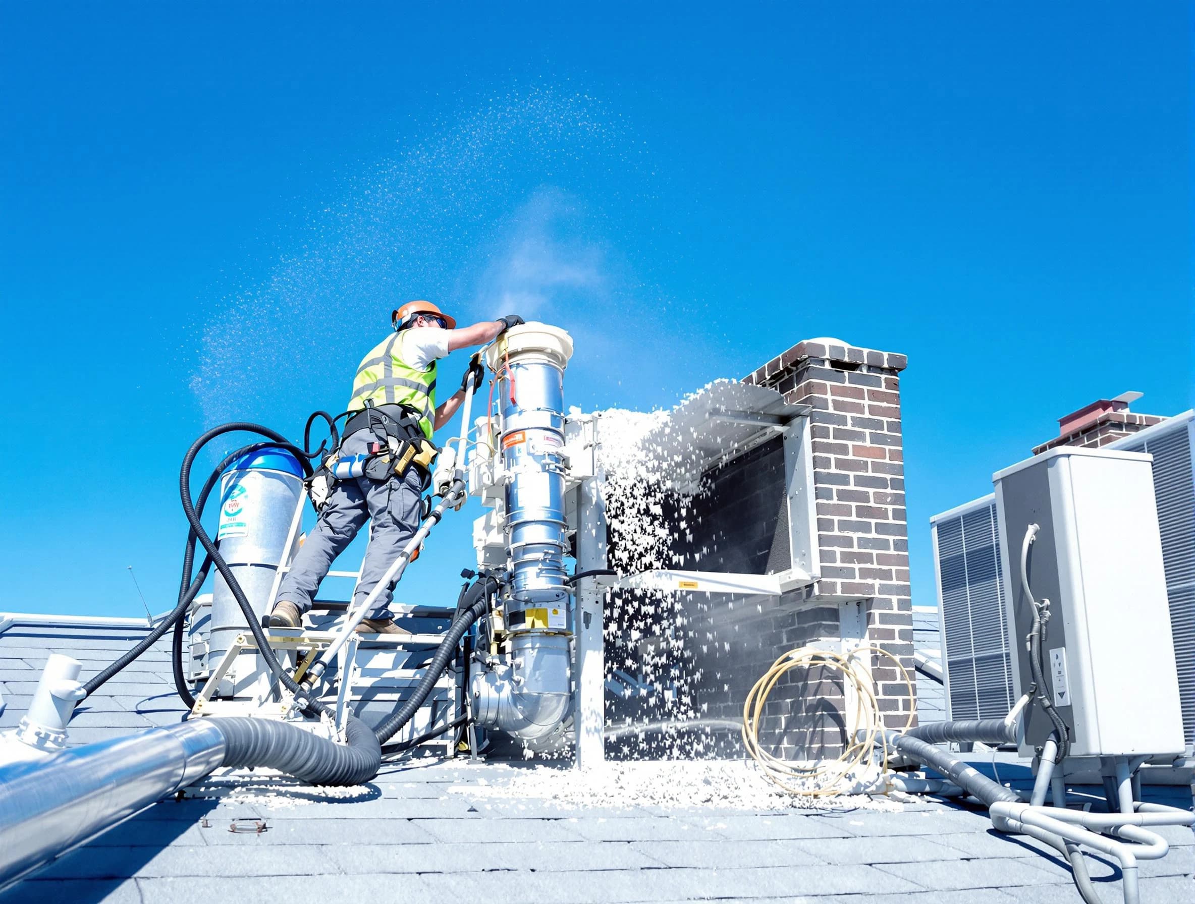 Expert roof dryer vent cleaning by Morgan Dryer Vent Cleaning in Morgan