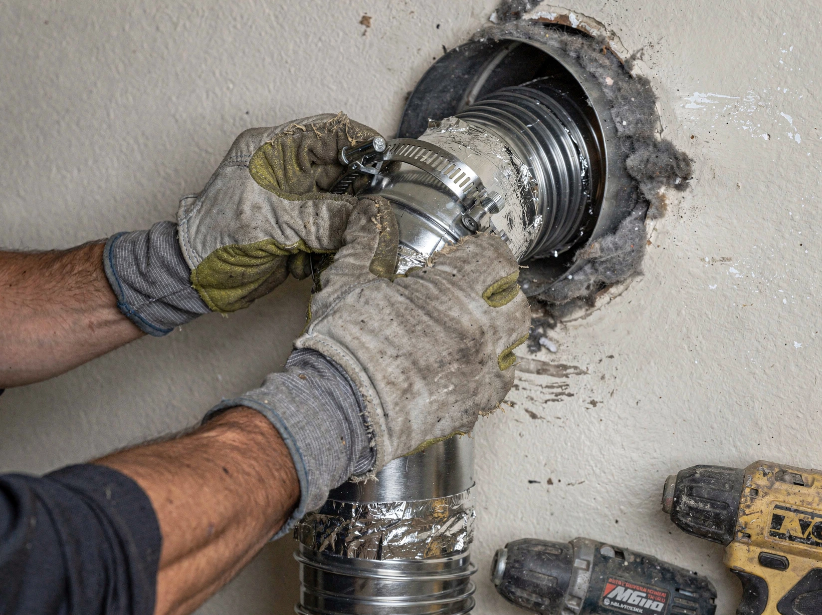 Dryer Vent Hose Installation in Morgan