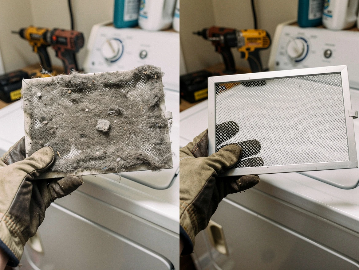 Professional lint trap cleaning by Morgan Dryer Vent Cleaning in Morgan