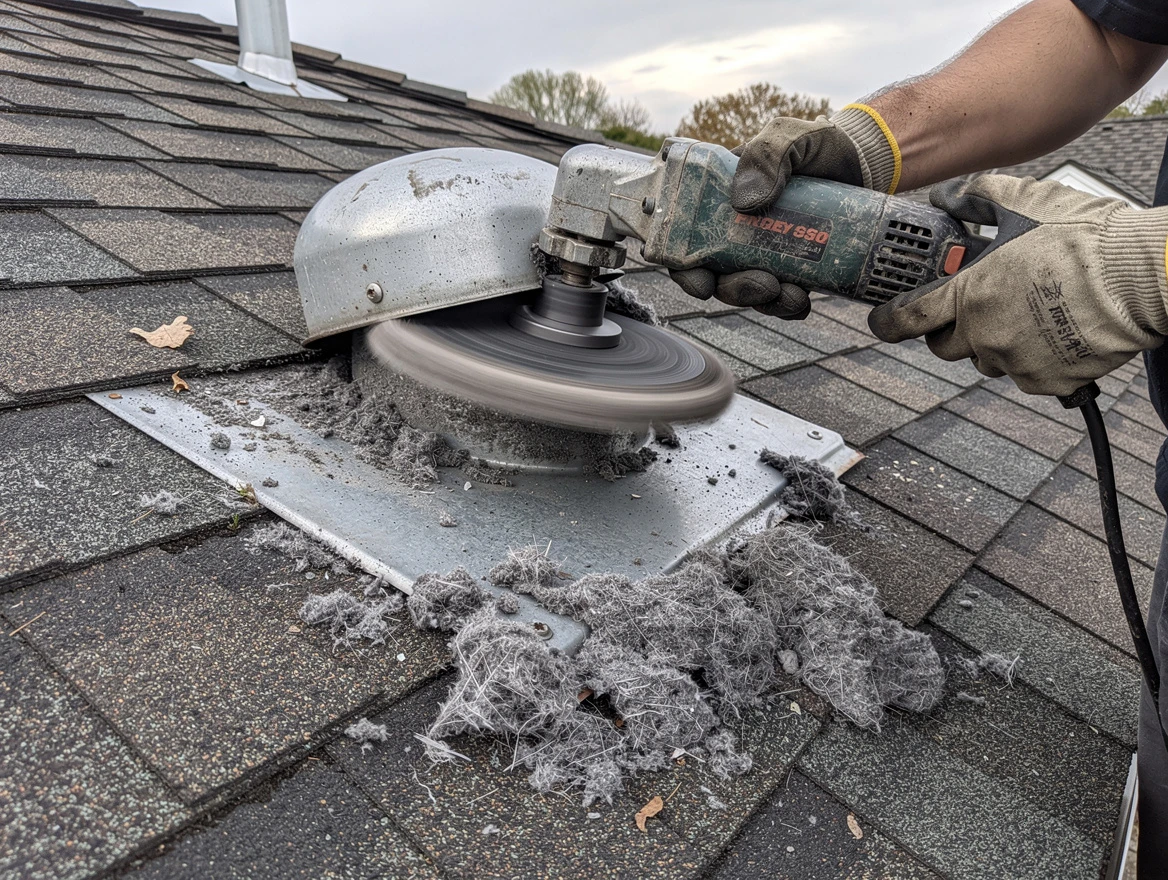 Expert roof dryer vent cleaning by Morgan Dryer Vent Cleaning in Morgan