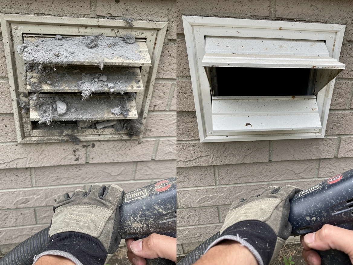 Professional dryer exhaust vent cleaning by Morgan Dryer Vent Cleaning in Morgan